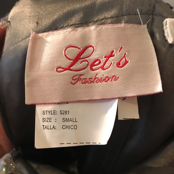 Short Front Long Back Party/Poem Dress - Picture 15 of 16